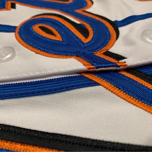 Mike Piazza New York Mets Jersey Mens XL NWT 2001 Home White - Picture 5 of 15